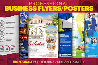 design a flyer, poster design for your business in 24 hours