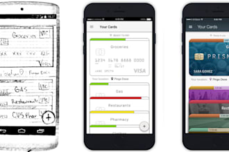 design wireframes for mobile app
