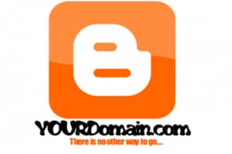 setup dot Com or any TLD domains for your blogger blog
