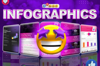design a custom professional infographic for your business presentation