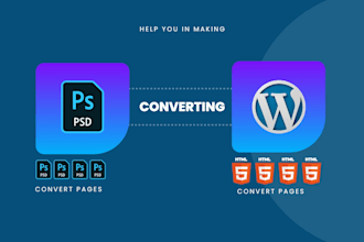 convert PSD to wordpress design