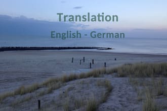 translate from english to native german and vice versa