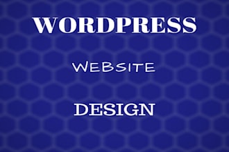 create a wordpress website or  wordpress design