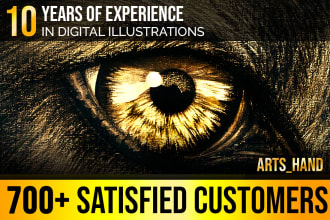 create hand drawn digital art, sketch, painting, illustration