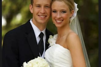 edit 10 of your wedding pictures to make you look glamorous