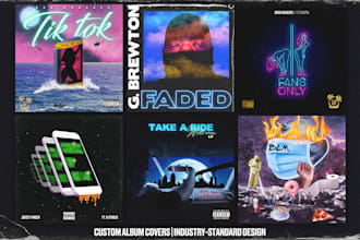 make professional album or single cover art