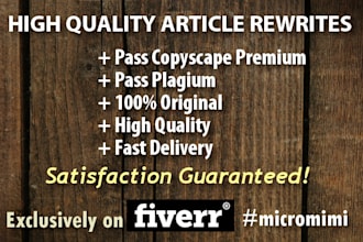 rewrite your article to pass Copyscape