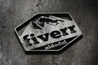 replicate your logo design in realistic stone
