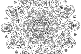 give you 25 printable detailed mandala coloring book pages
