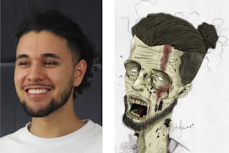 draw you like zombie
