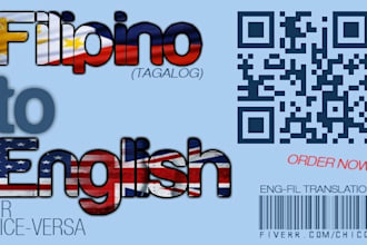 translate 200 words from english to filipino tagalog or vv