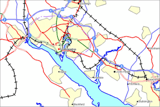 create thematic map, included layered, location