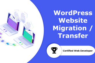 migrate, transfer wordpress website within 24 hours