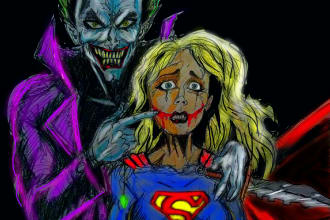 draw a comic book page for you