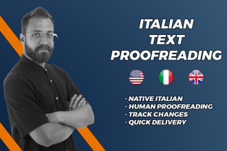 proofread your italian text