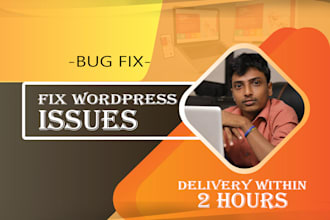 fix wordpress issues, errors, and website bugs