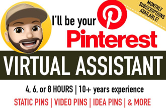 be your pinterest account manager and pin designer