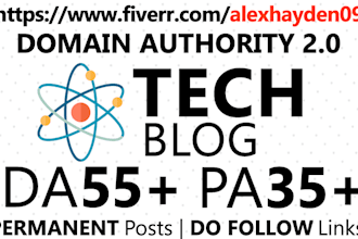 submit guest post in tech blog da 55 plus