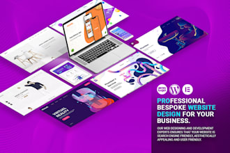 Review  design and develop a professional company websites