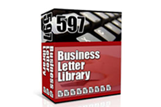 send you 597 ready to use sales letters and business forms to use over and over
