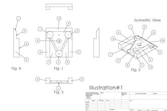 make 2d or patent drawings from 3d model