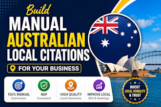 build manual australian local citations for your business