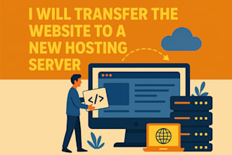 transfer move the website to a new hosting server