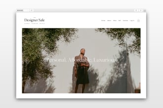 design and build customised squarespace e commerce store