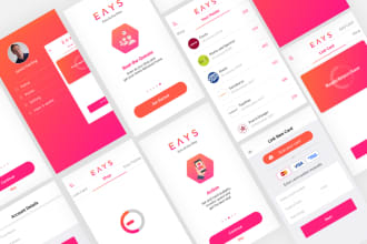 design unique mobile app, interactive app, app prototype