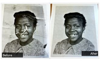 restore an old photo to look like new