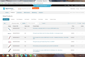 add products in your big commerce store