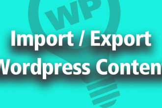 transfer contents from one site to another site