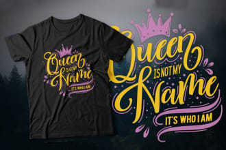 typography graphic custom t shirt design creative
