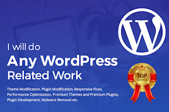 do any wordpress related work