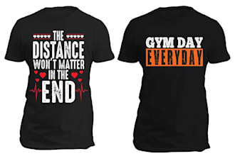 design text base tshirt