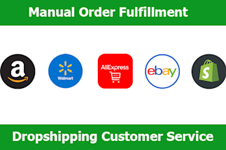 manually fulfill order for dropshipping
