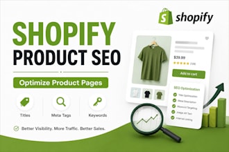 optimize shopify product pages for search rankings