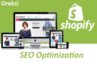 对shopify商店的页面产品进行SEO