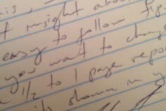 analyze your handwriting and give you a full report