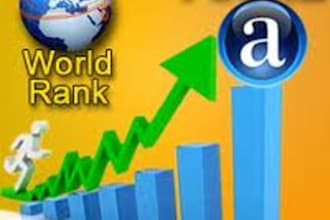 provide you 16,000+ Real unique Visitors on your website for 5 days to Boost your Alexa/Google or imdb rank