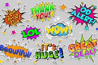 design awesome emoji and stickers