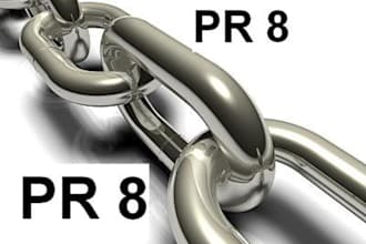manually backlink from 5 PR8 sites, Ping all URLs, create an rss feed for all URLs and submit to rss aggragator