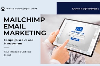run your email marketing campaign with klaviyo or mailchimp