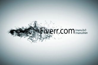 create this falling ink drops intro