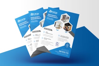 design amazing, modern, professional flyer, dl flyer