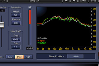 remove any type of unwanted hum or unwanted background noise from your audio up to 5 minutes in length