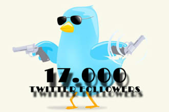 instantly add 20000 real looking twitter followers no need password within 24 hours