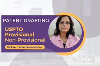 draft or write patent application provisional