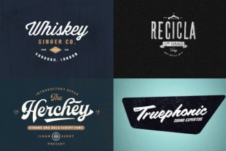 design a killer vintage logo