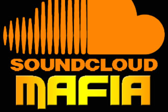 provide 8500+ Soundcloud plays in 24 hours split between up to 5 tracks with NO account access